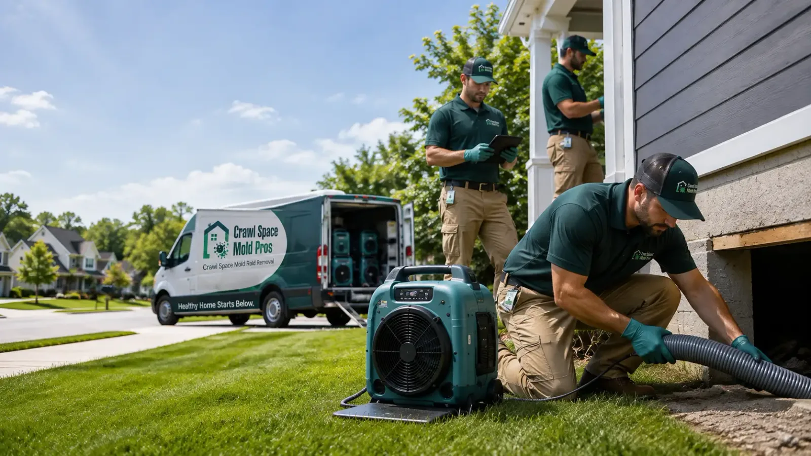 Crawl Space Mold Removal in Gerber, CA